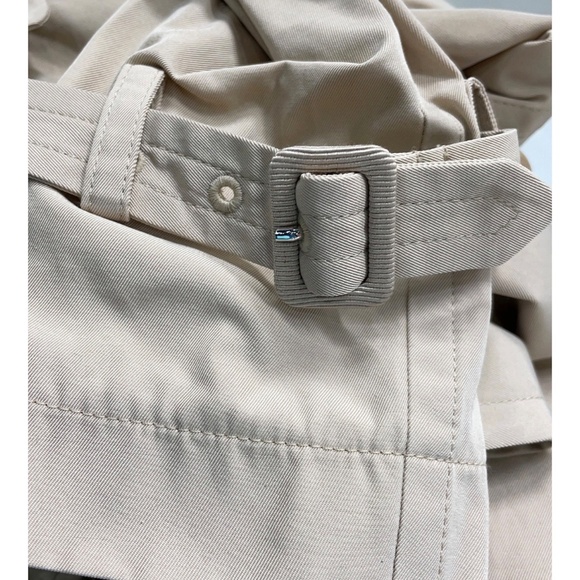 NWOT MONCLER Tan Trenchcoat Medium - Picture 7 of 9